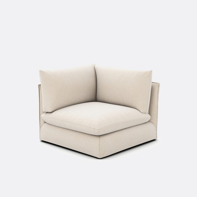 Modulaire hoek, gemêleerd polyester, Malo - LA REDOUTE INTERIEURS