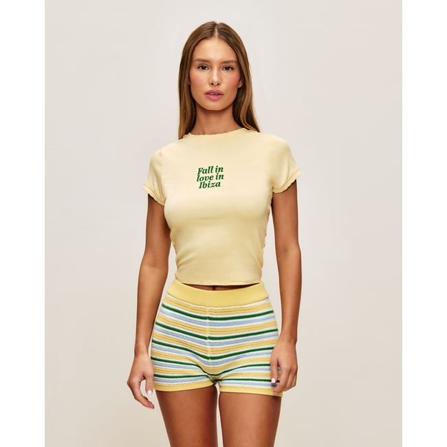 T-shirt en jersey avec broderie 