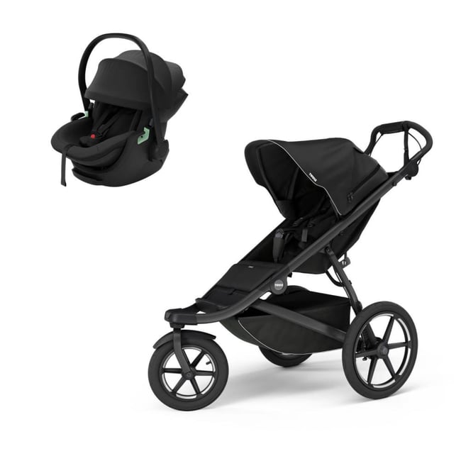 Pack poussette duo Urban Glide 3 + siège auto Maple noir <span itemprop=
