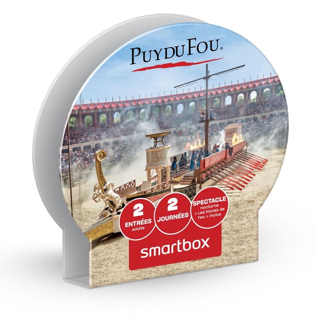Billets puy du fou 2 jours pour 2 adultes en 2024 smartbox coffret cadeau multithèmes
