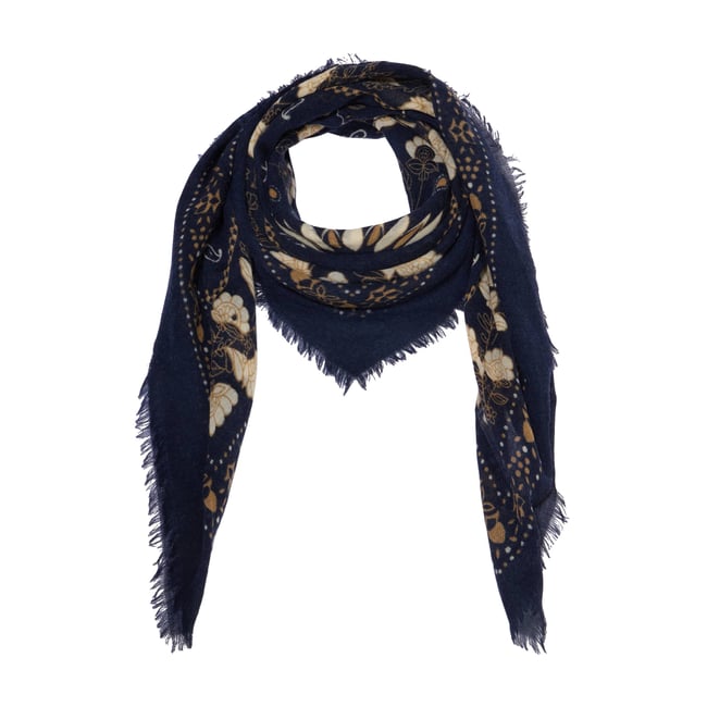 Foulard bleu <span itemprop=