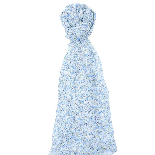 Foulard Gladys bleu ciel <span itemprop=