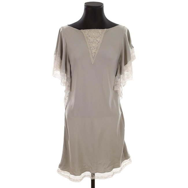 Robe en soie - Très Bon État gris <span itemprop=