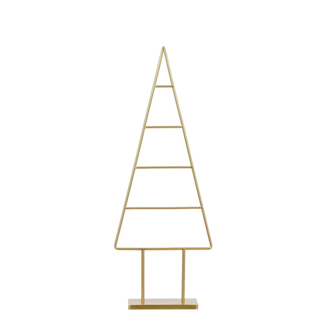 Sapin de Noël décoratif pour ornements H90 cm MERRYX Couleur or <span itemprop=