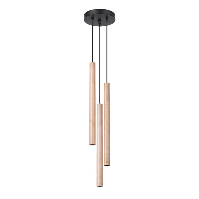 Suspension Acier Bois G9 3 Pastelo Couleur marron <span itemprop=