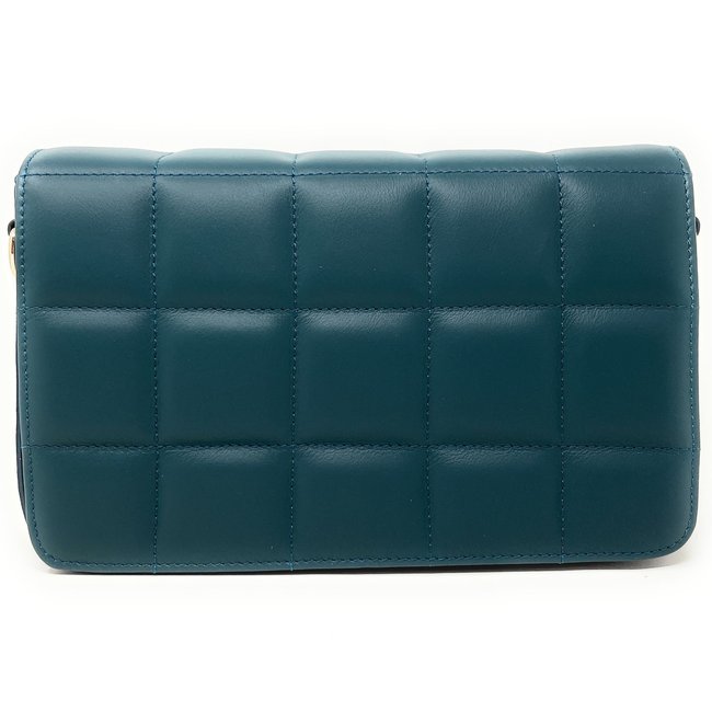 Sac bandoulière en cuir lisse matelassé TIME SQUARE - OH MY BAG