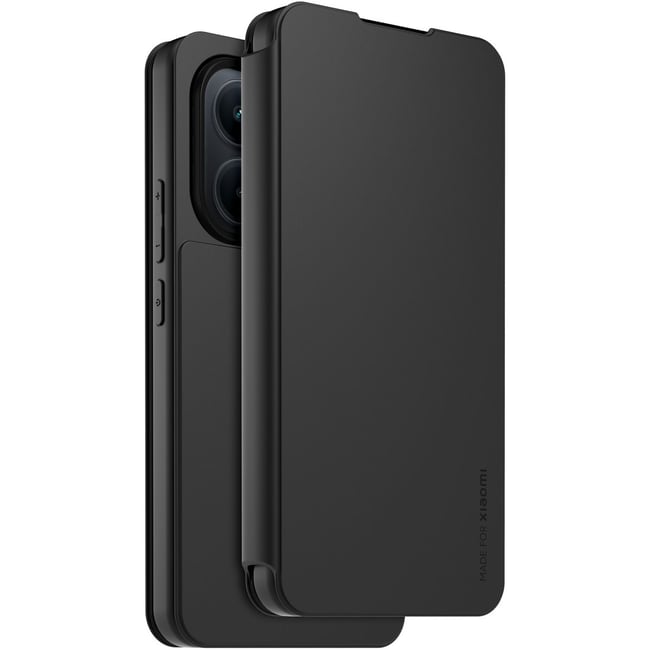Etui avec cordon Redmi 15C 4G/5G Noir + dragonne - MADE FOR XIAOMI