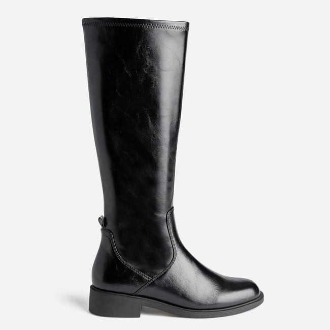 Botte Plate ROSALIA noir <span itemprop=