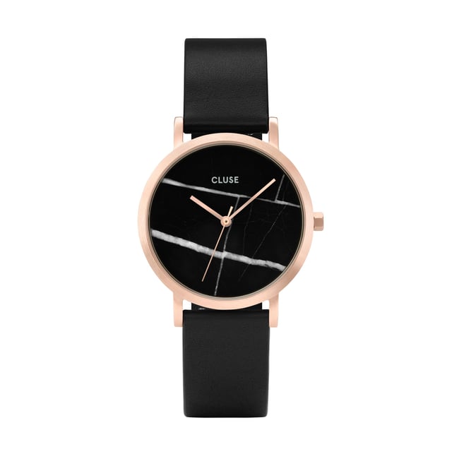 Montre Analogique  LA ROCHE PETITE doré rose noir noir <span itemprop=