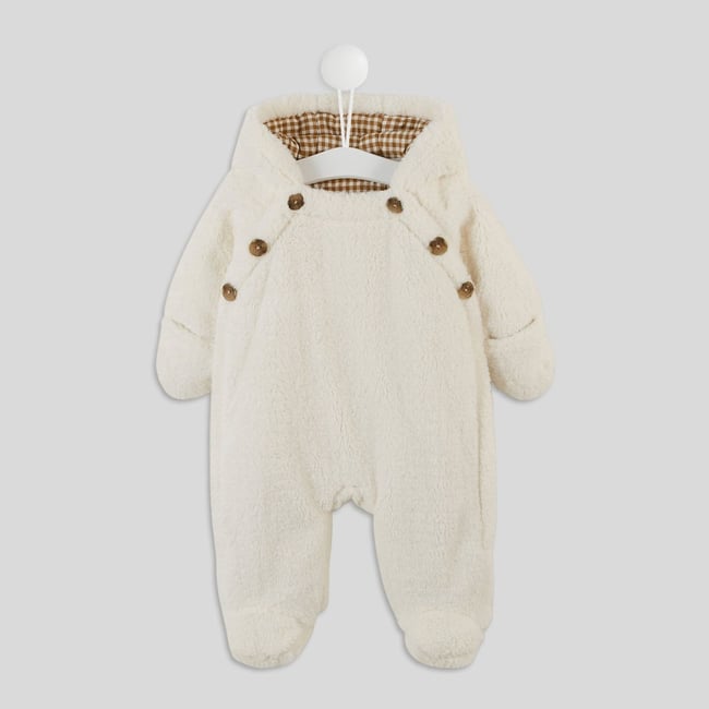 Combinaison pilote uni en sherpa - BOUT'CHOU