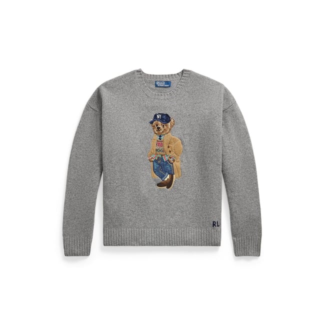 Pull Bear, en laine mélangée, Relaxed Fit gris <span itemprop=