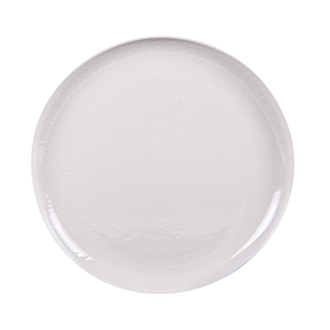 Assiette plate Ecume 26,5 cm (lot de 6) Couleur blanc <span itemprop=