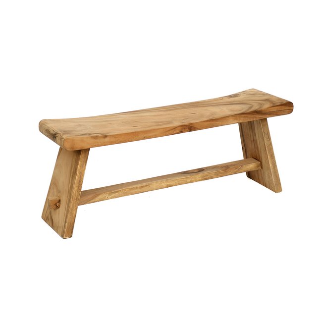 Banc en bois de suar SUAR Couleur beige <span itemprop=