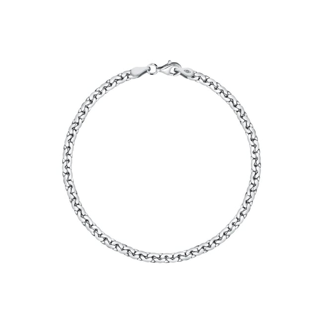 Bracelet en or blanc 375 COBRA argent <span itemprop=