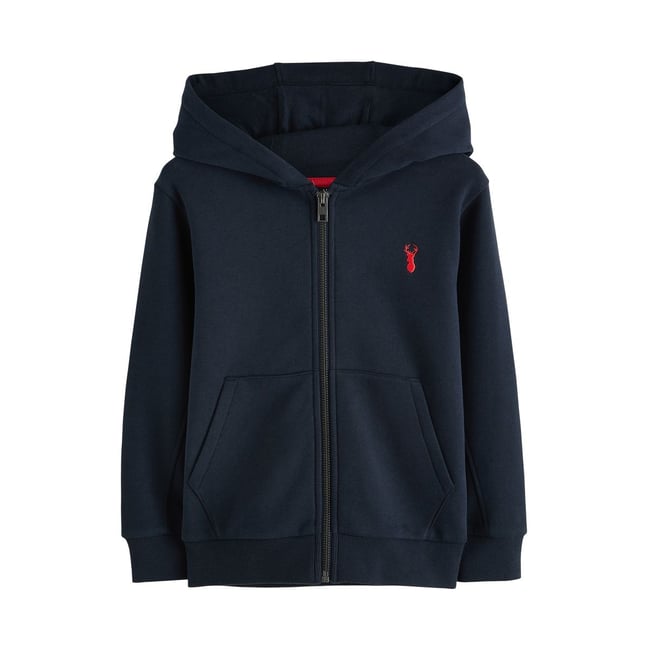 Sweat à capuche zippé logo - NEXT