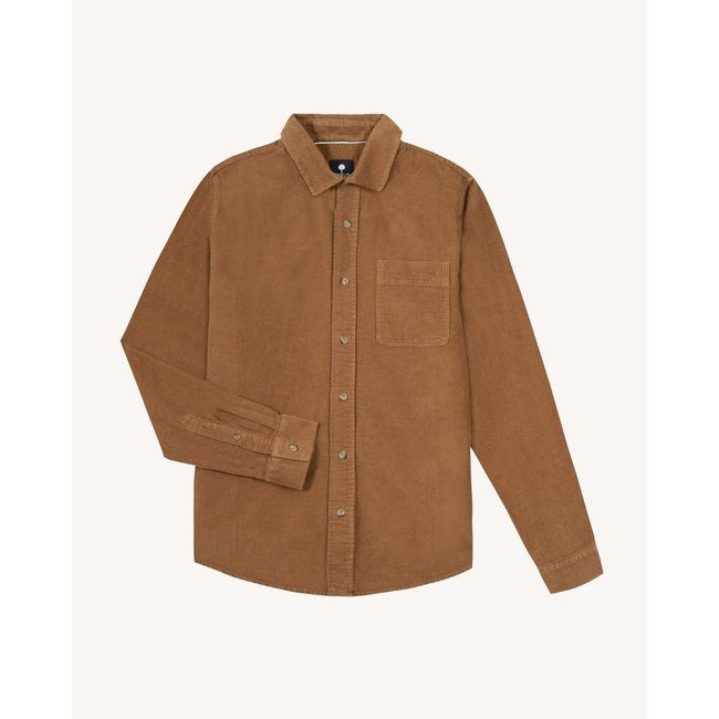 Chemise coton SIGNY SIGNY camel <span itemprop=