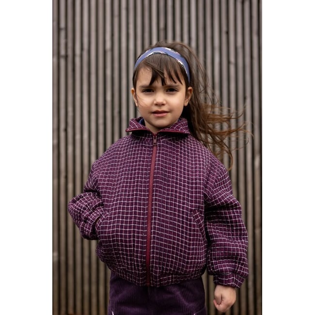 Veste à carreaux, VANAYA rose <span itemprop=