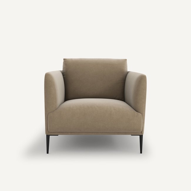 Fauteuil velours, Oscar design E. Gallina - AM.PM
