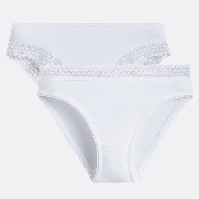 Set van 2 microvezelslips, Vikie - LA REDOUTE COLLECTIONS