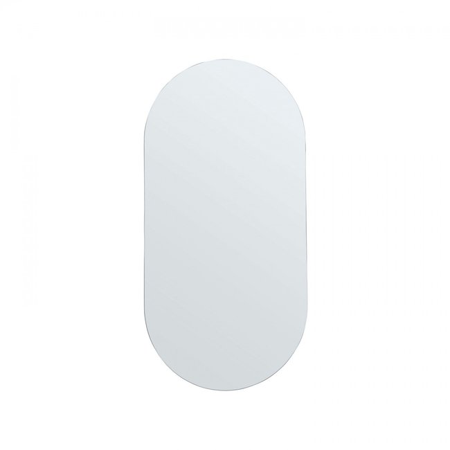 Miroir ovale small Walls Couleur transparent <span itemprop=