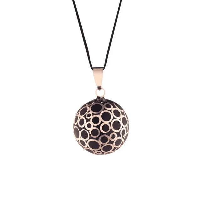 Bola de grossesse Bulles - Or rose multicolore <span itemprop=