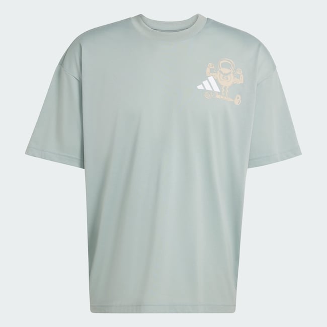 T-Shirt De Training Graphique Fun Climacool T-Shirt De Training Graphique Fun Climacool wonder sage <span itemprop=