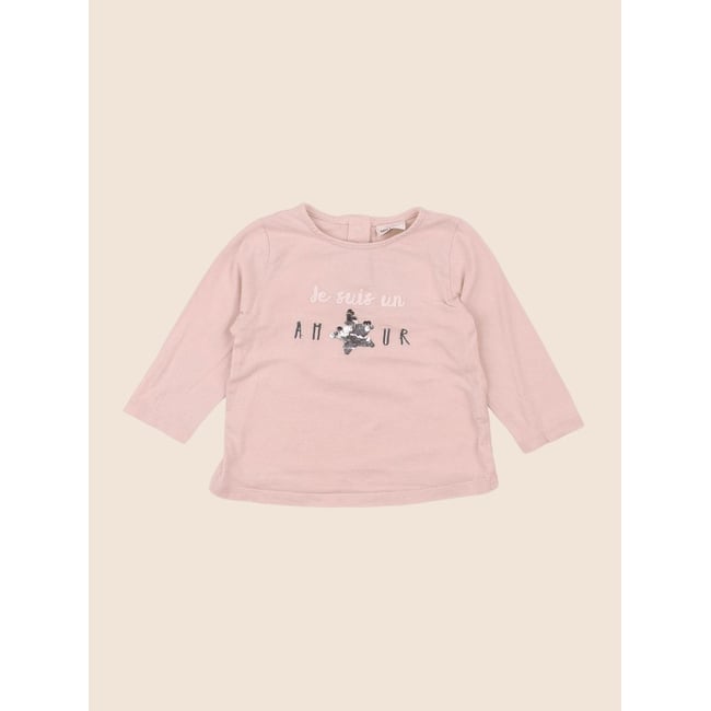 Tee-shirt - Très bon état rose <span itemprop=