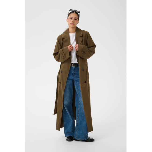 Manteau beige beech cc <span itemprop=