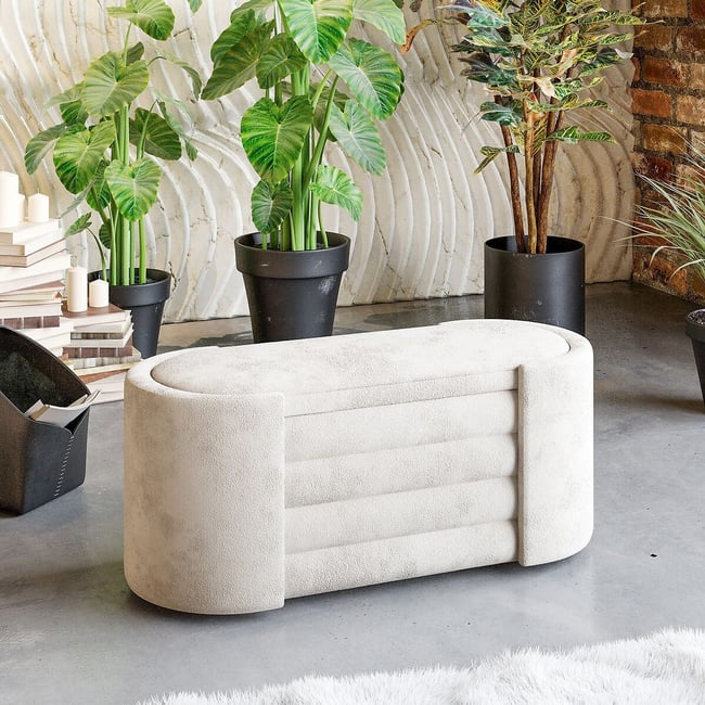 Скамья RosaBoxed / Роза Бокст кремовый SO'HOME
