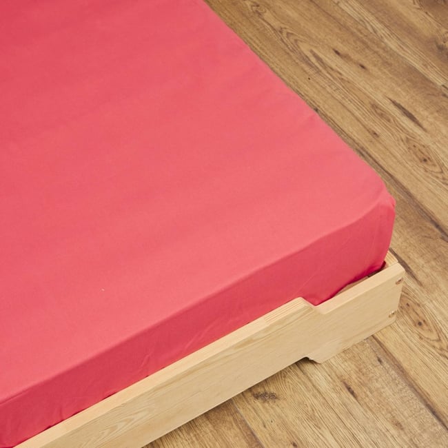 Drap housse Rose foncé v019845 <span itemprop=