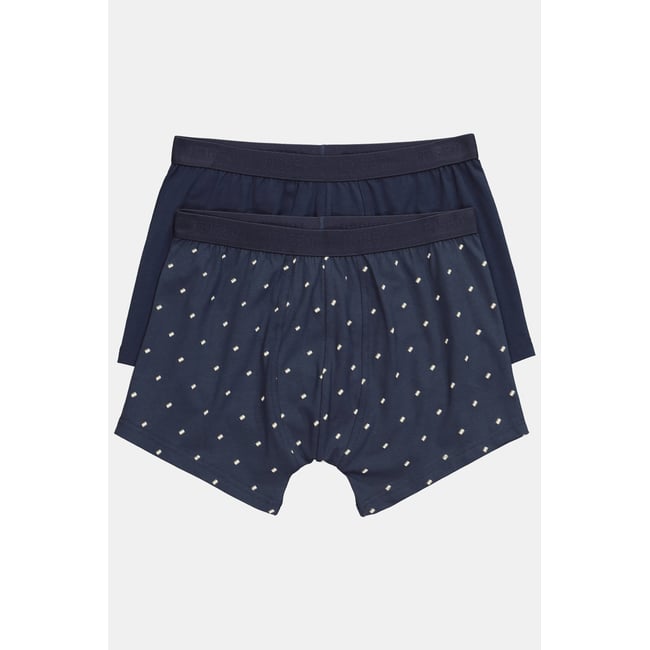 Lot de 2 boxers bleu marine <span itemprop=