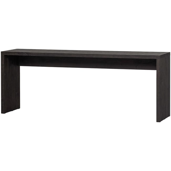 Table d'appoint en mdf MAAN Couleur marron foncé <span itemprop=