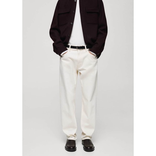 Jean Moby straight-fit blanc cassé <span itemprop=