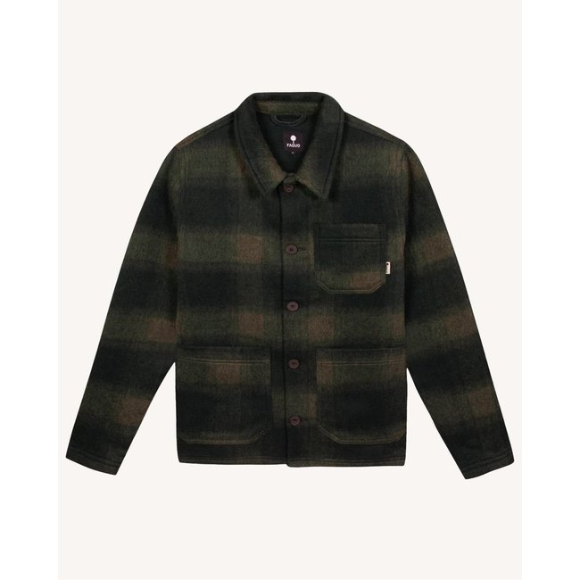 Veste laine LORGE LORGE vert <span itemprop=