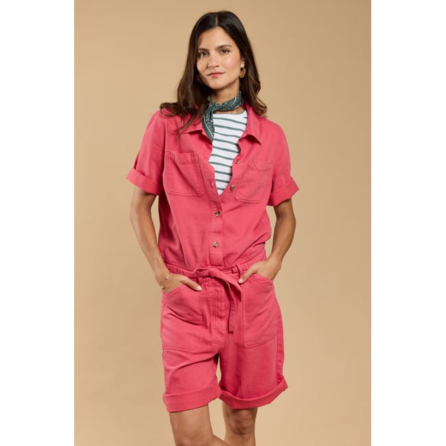 Combishort Héritage en coton et lyocel HERITAGE primerose <span itemprop=