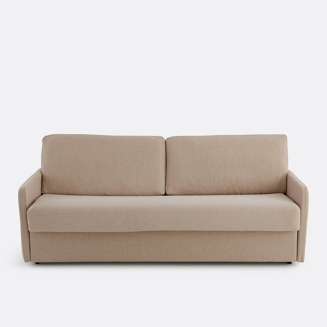 Schlafsofa Marta, Polyester meliert, Bultex natur <span itemprop=