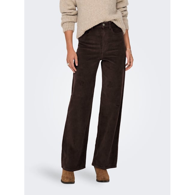 Pantalon large noir <span itemprop=