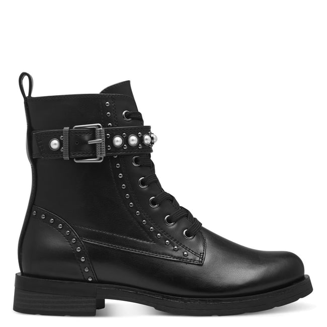 Bottine talon bloc noir <span itemprop=