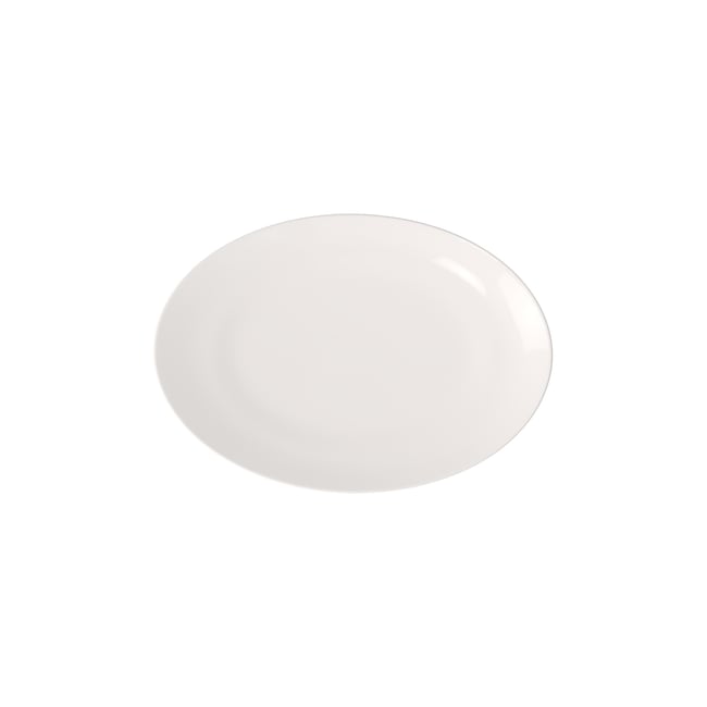 Plat Ovale FOR ME Couleur blanc <span itemprop=