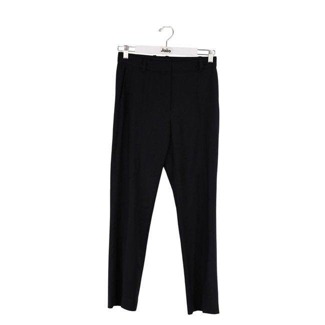 Pantalon droit en laine - Très Bon État noir <span itemprop=