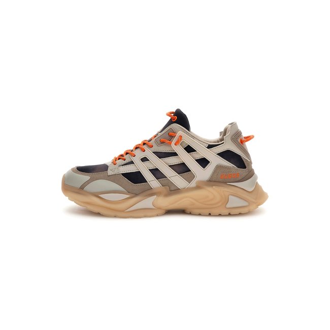 Baskets De Running Belluno Cuir Mélangé beige multi <span itemprop=
