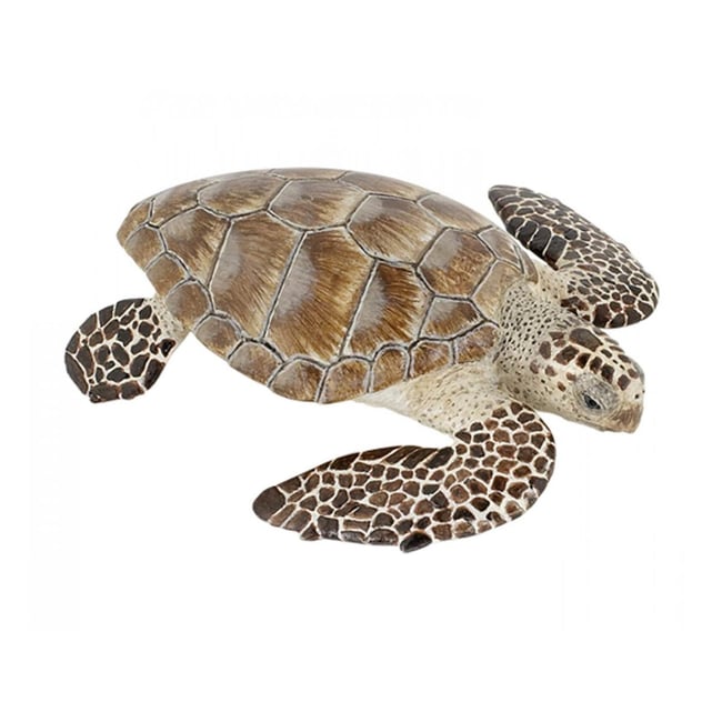 Figurine Tortue caouanne marron <span itemprop=