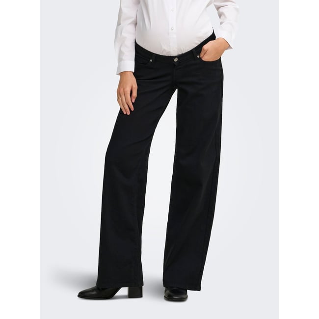 Jean À Jambe Large black denim <span itemprop=