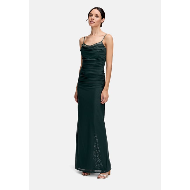 Robe de soirée à empiècement en dentelle - VERA MONT