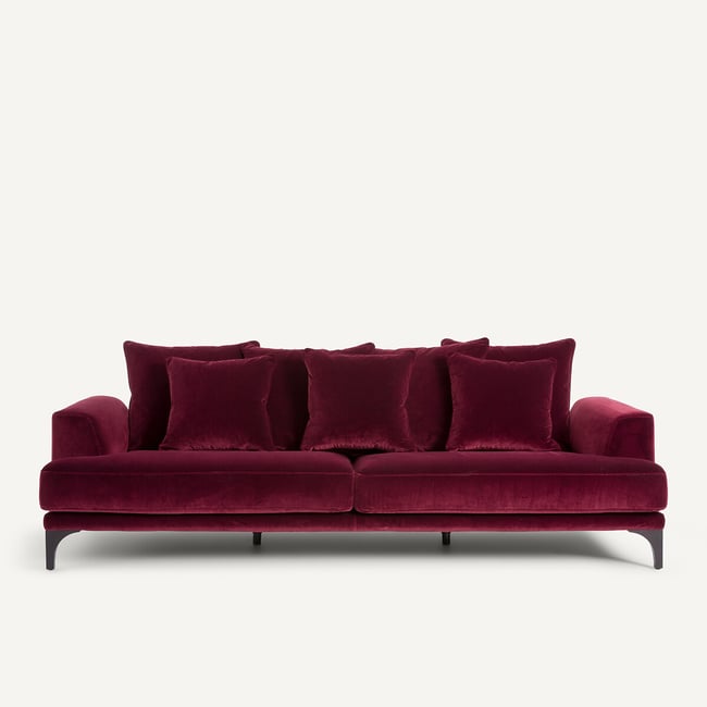 3- oder 4-Sitzer-Sofa, Samt, ARMENTO - AM.PM