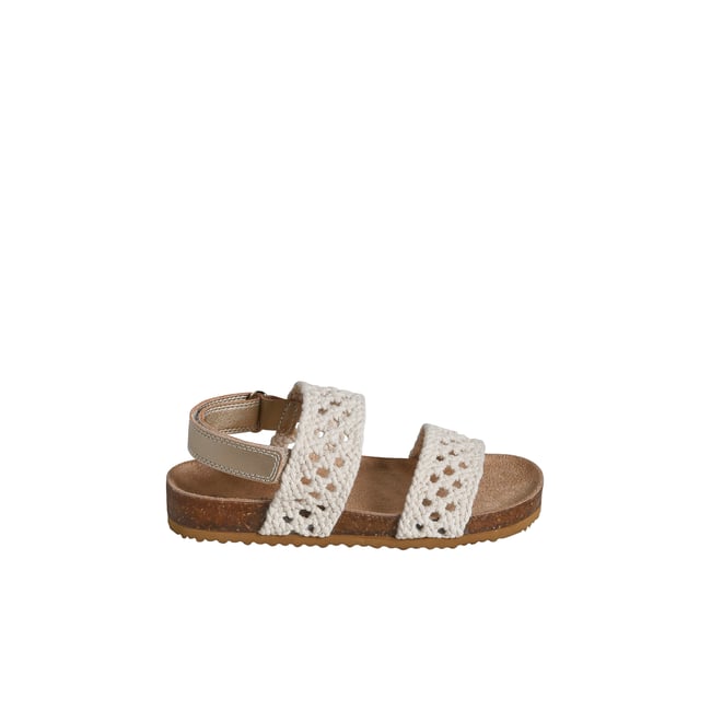 VERTBAUDET Sandales Scratchées Bébé Or - Ouverture Totale Confort Et Style Taille 23