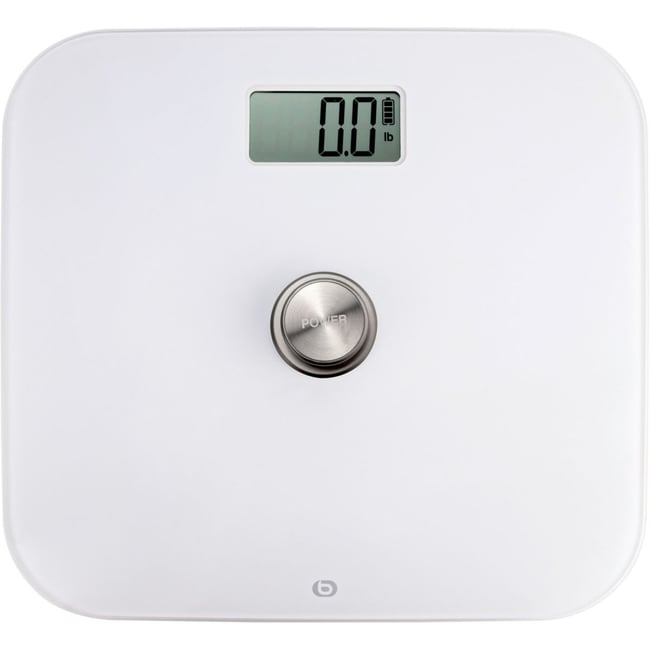 Pèse personne Cinétique White Dynamo blanc <span itemprop=