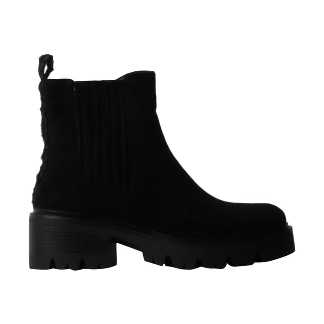 Bottines à Zip noir <span itemprop=