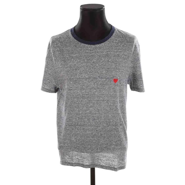 T-shirt en coton - Bon État bleu <span itemprop=