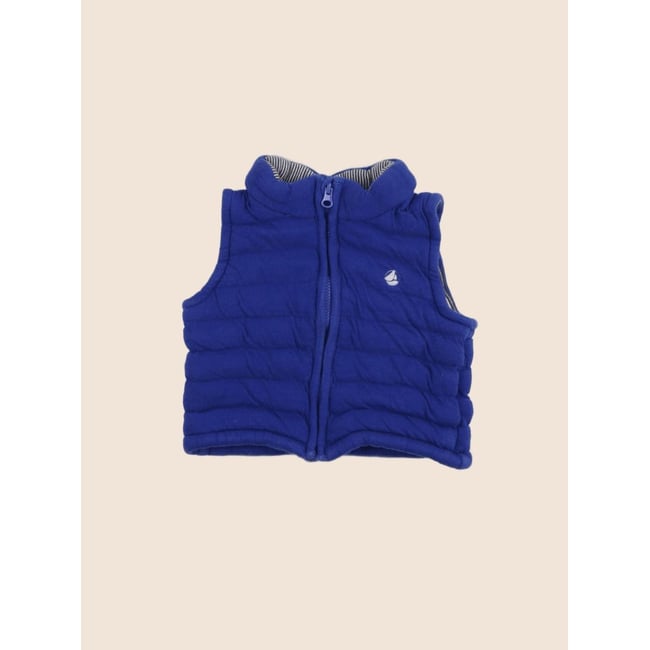 Doudoune - Très bon état bleu <span itemprop=